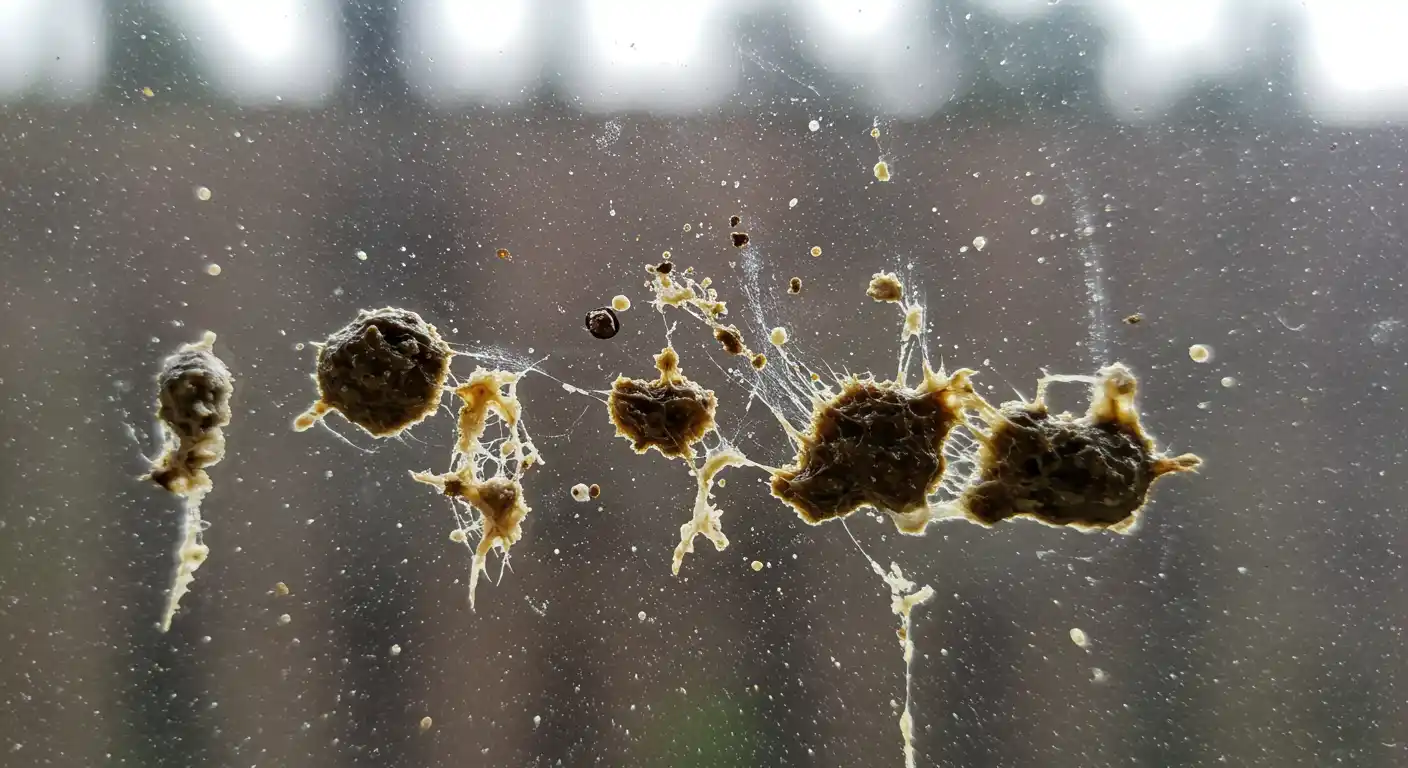 spiritual meaning of bird poop on window