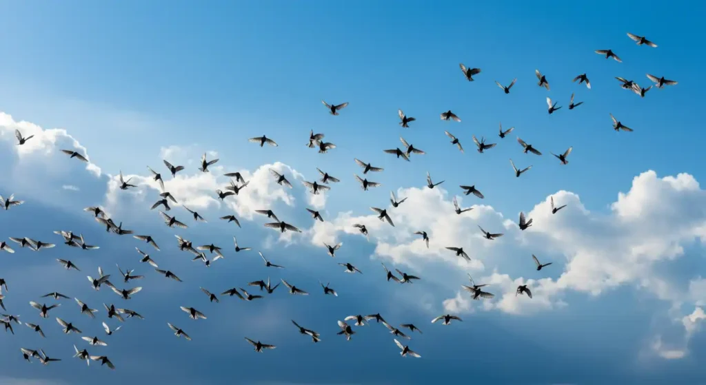 flock of birds meanings discovery and safety