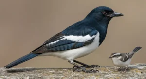 specific black and white birds and their spiritual meanings