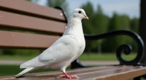 spiritual meanings of seeing a white pigeon