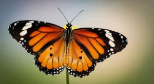 symbolism of black and orange butterflies