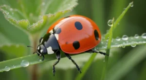 what does it mean when an orange ladybug lands on you
