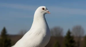 what does seeing a white pigeon mean