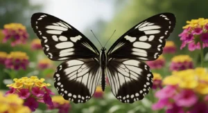 black and white butterfly meaning