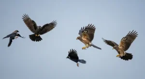 crows chasing hawk spiritual meaning