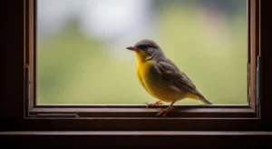 what does it mean when a bird sits on your window ledge explained spiritually
