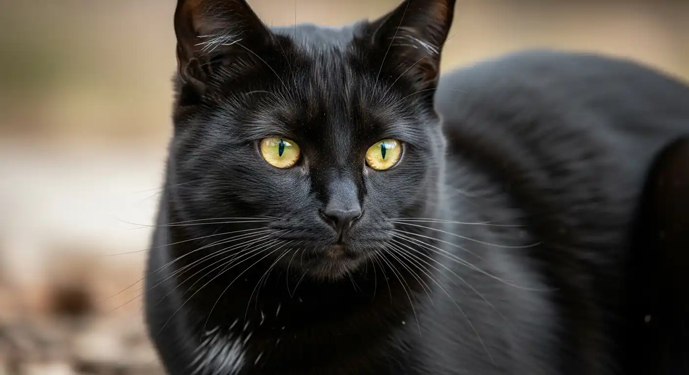 what does it mean when a black cat comes to your house