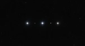 3 stars in a row spiritual meaning