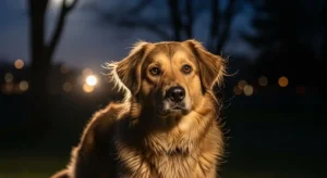 dogs barking at night spiritual meaning