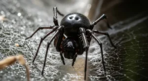 seeing a black spider meaning in the house