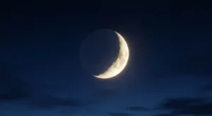 upside down crescent moon meaning